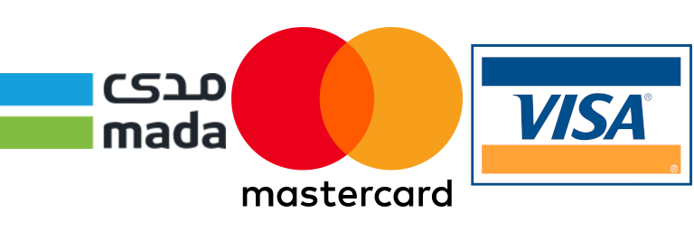 mada, Mastercard, Visa